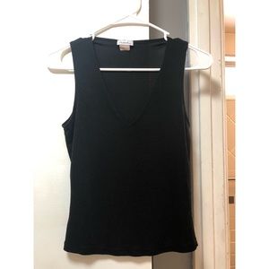 Charlotte Russe Black Deep V Neck